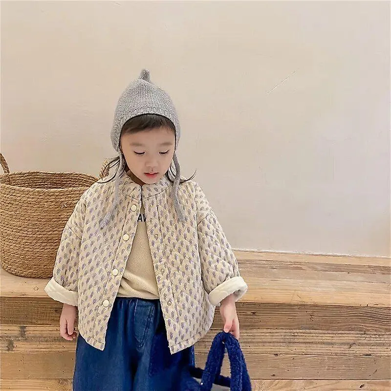 Los abrigos acolchados estampados para niños de invierno 2023 engrosan la ropa de abrigo cálida para acolchar a los niños