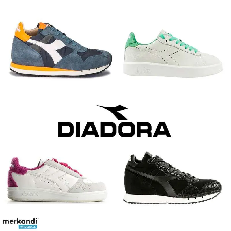 Lote de 350 Sneakers de Diadora de Mujer y Hombre. Temporada Verano e Invierno