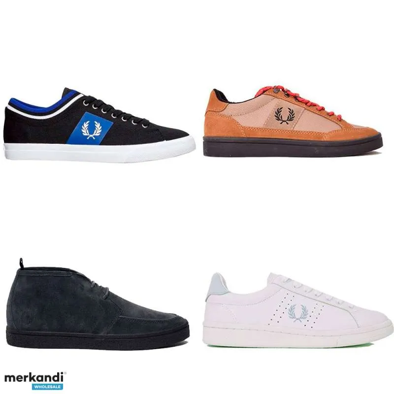 Lote de 65 pares de Bambas de la marca Fred Perry Mujer y Hombre