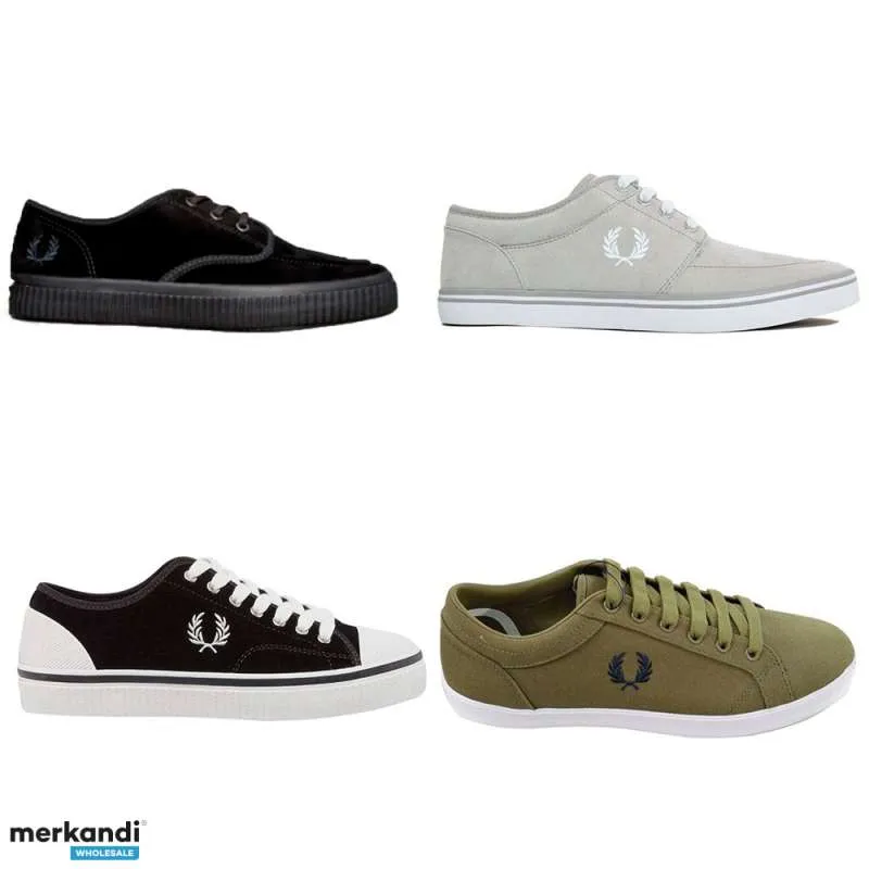 Lote de 65 pares de Bambas de la marca Fred Perry Mujer y Hombre