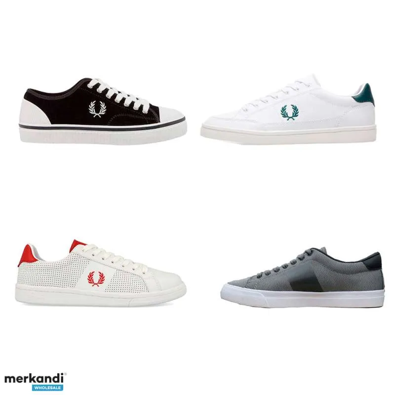 Lote de 65 pares de Bambas de la marca Fred Perry Mujer y Hombre