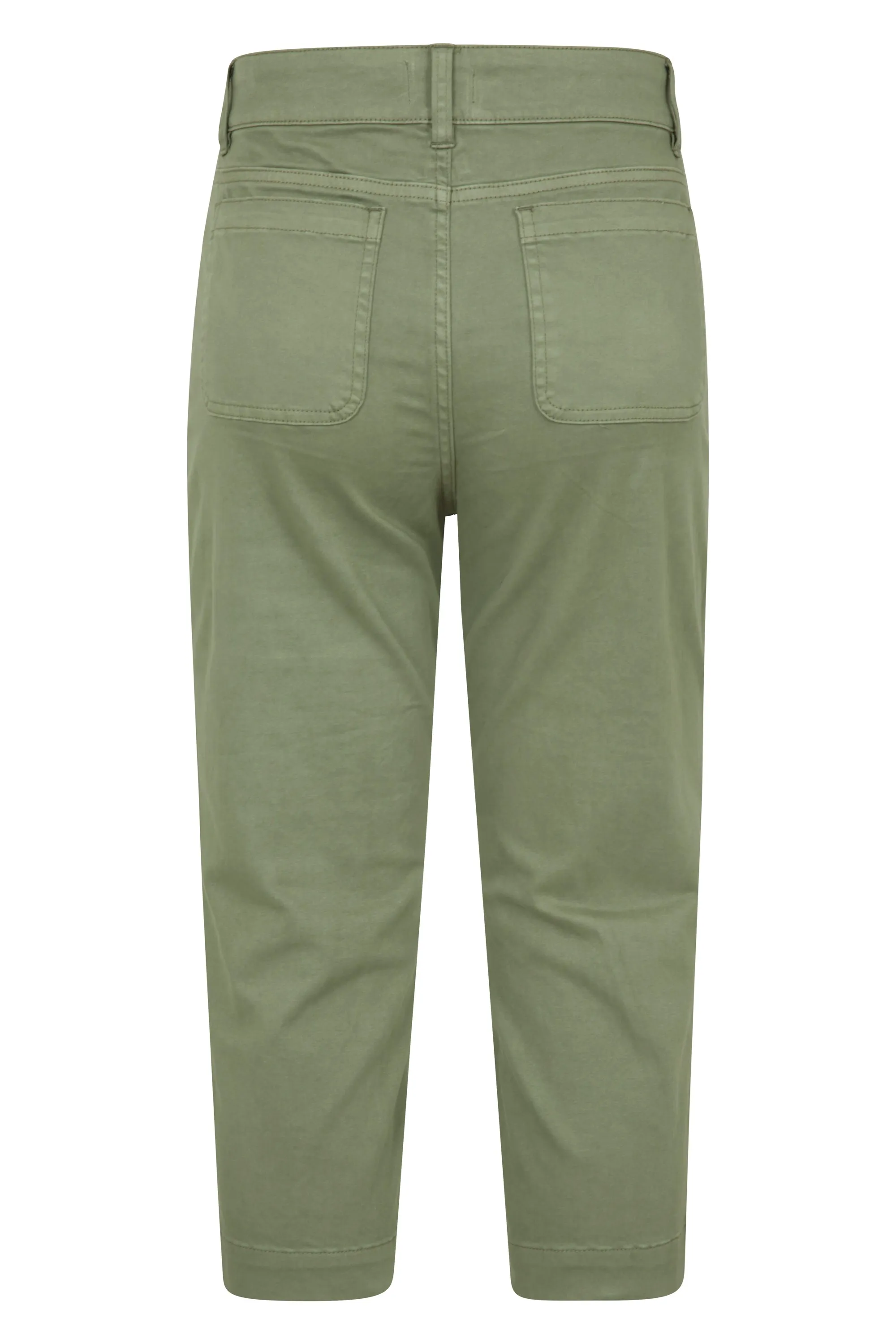 Lyla Pantalón capri de algodón orgánico mujer