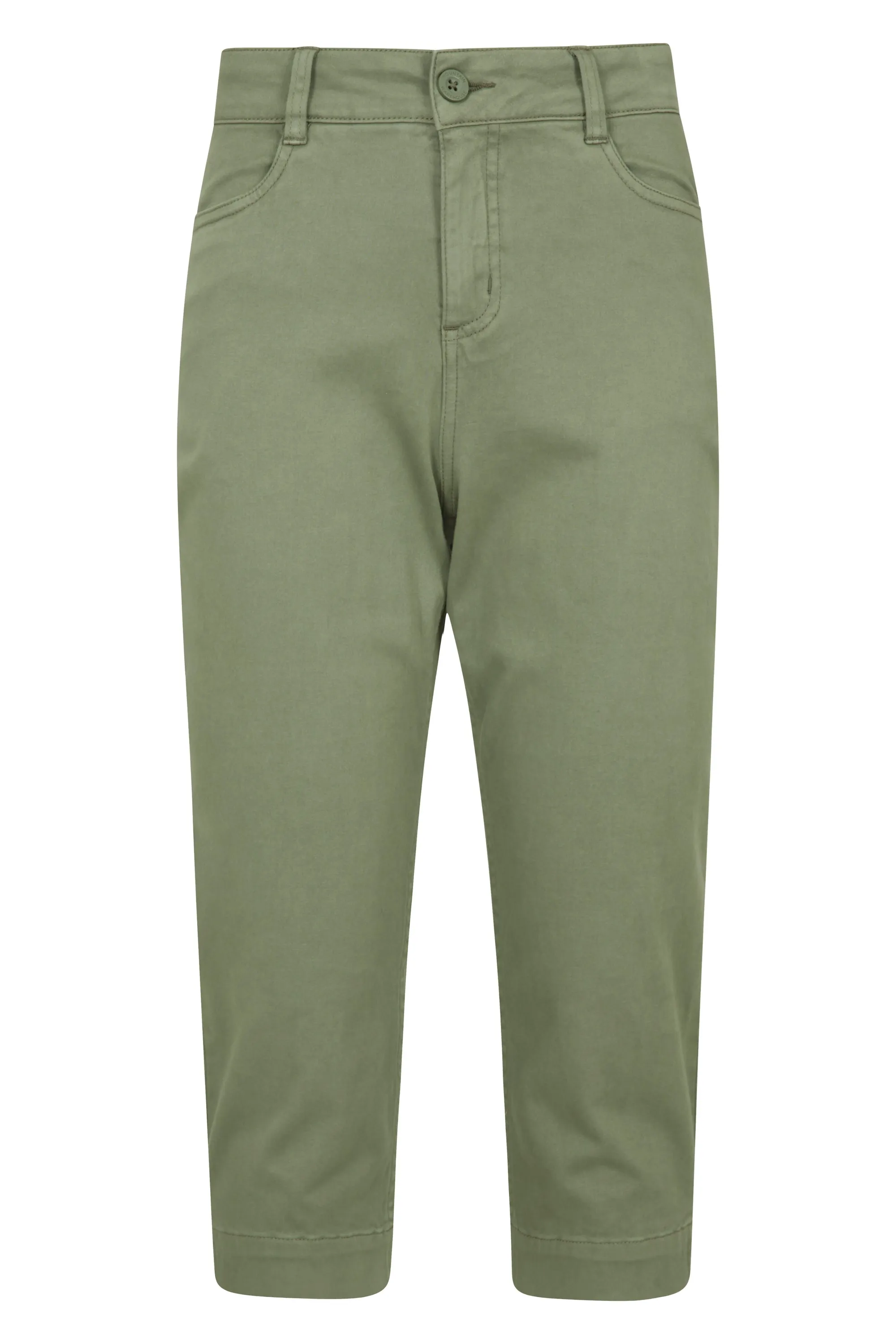 Lyla Pantalón capri de algodón orgánico mujer