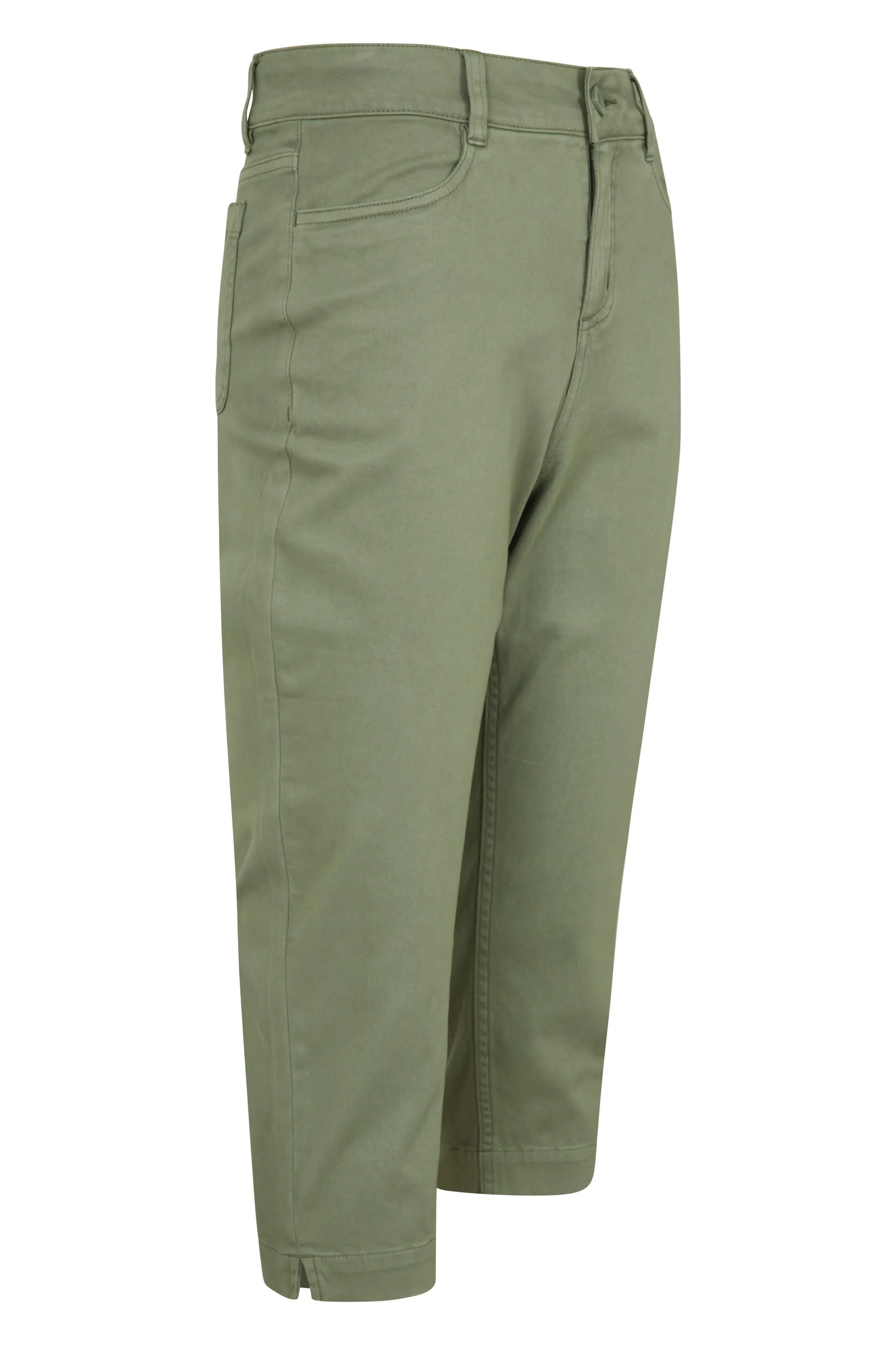 Lyla Pantalón capri de algodón orgánico mujer