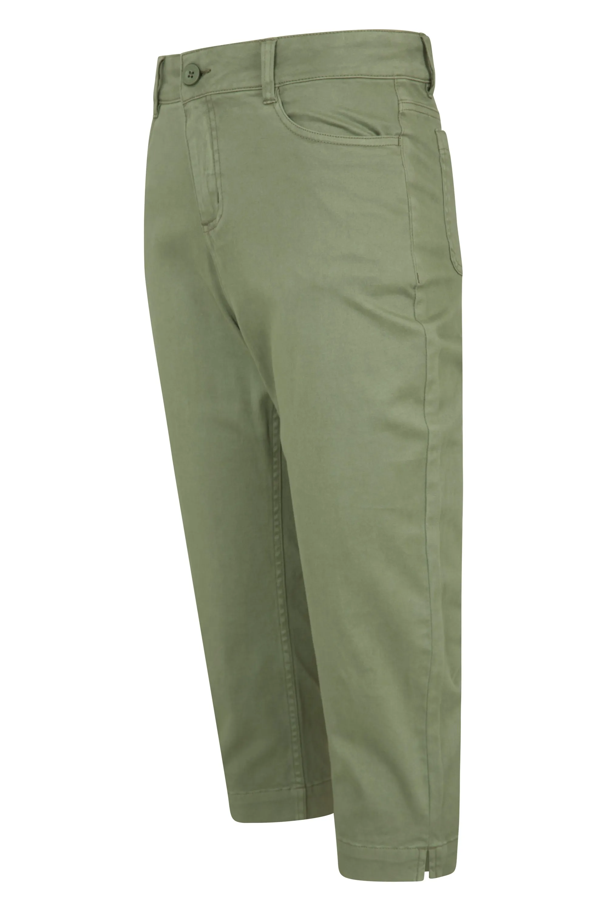 Lyla Pantalón capri de algodón orgánico mujer
