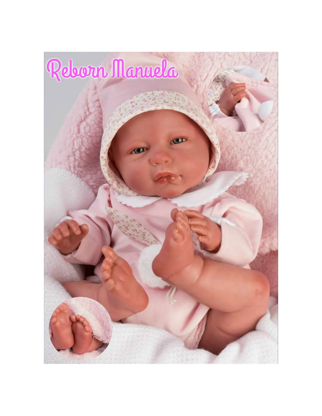 Manuela reborn de serie limitada de Muñecas Así