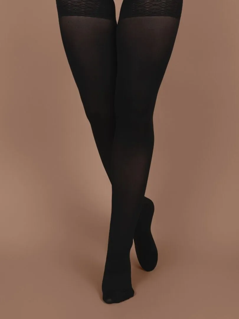 MEDIAS PUSH UP 100D 'BYE BRA'  NEGRO