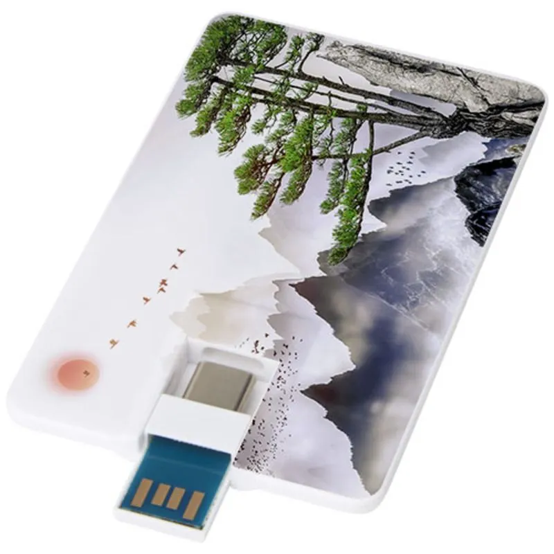 Memoria USB de 32 GB de tipo C y USB A 3.0 Duo Slim