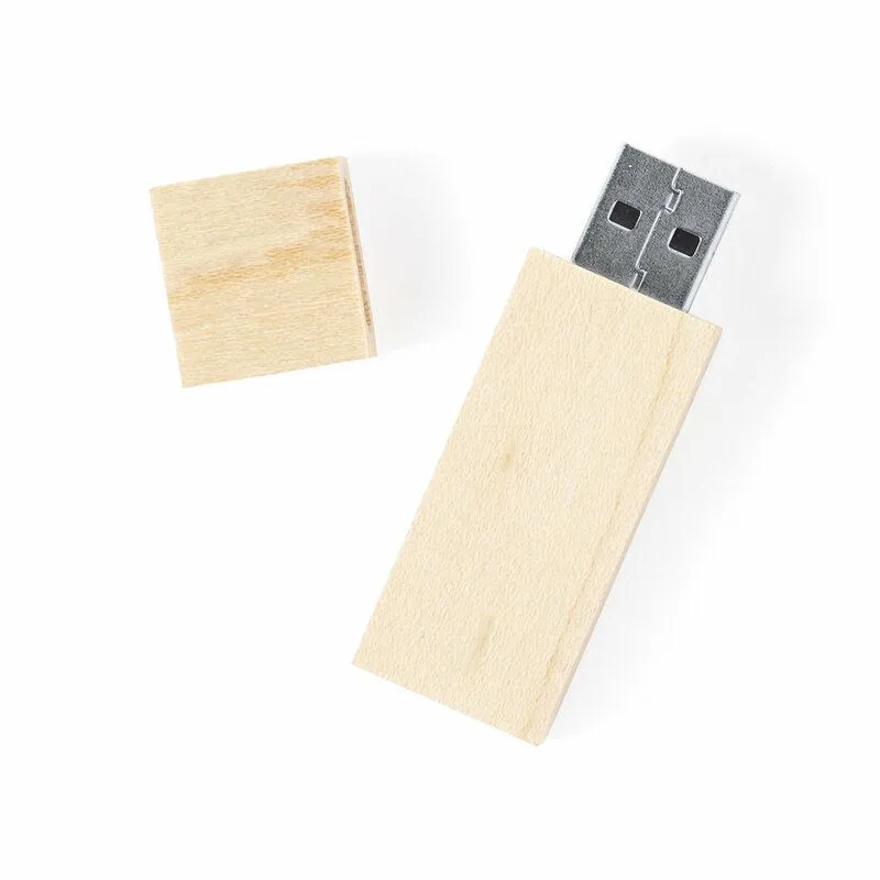 Memoria USB madera eco personalizada Nokex