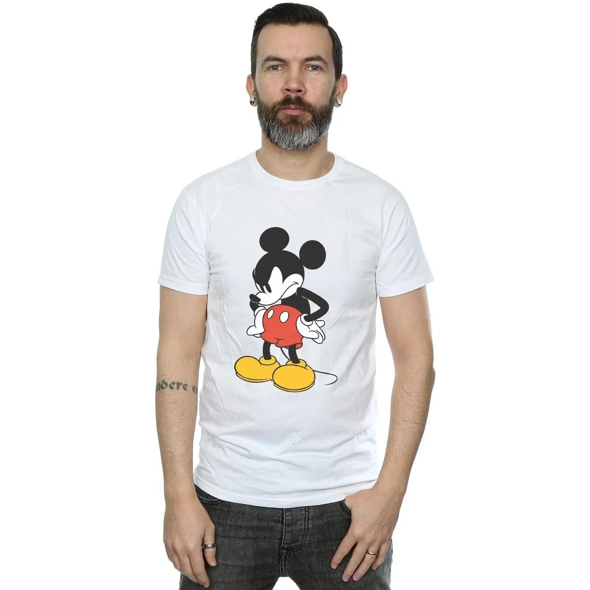 Mickey Mouse Angry Look Down