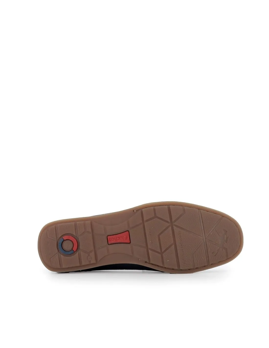 Mocasin de verano piel azul flexible para hombre  Fluchos