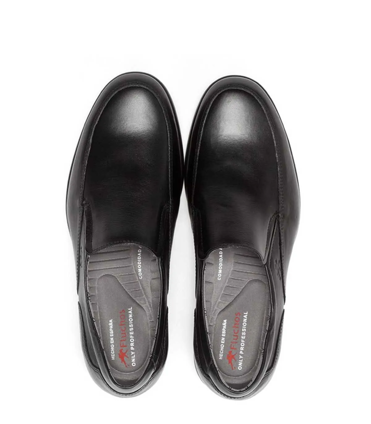 MOCASINES DE TRABAJO EN PIEL PARA HOMBRE FLUCHOS MAITRE 8902 NEGRO
