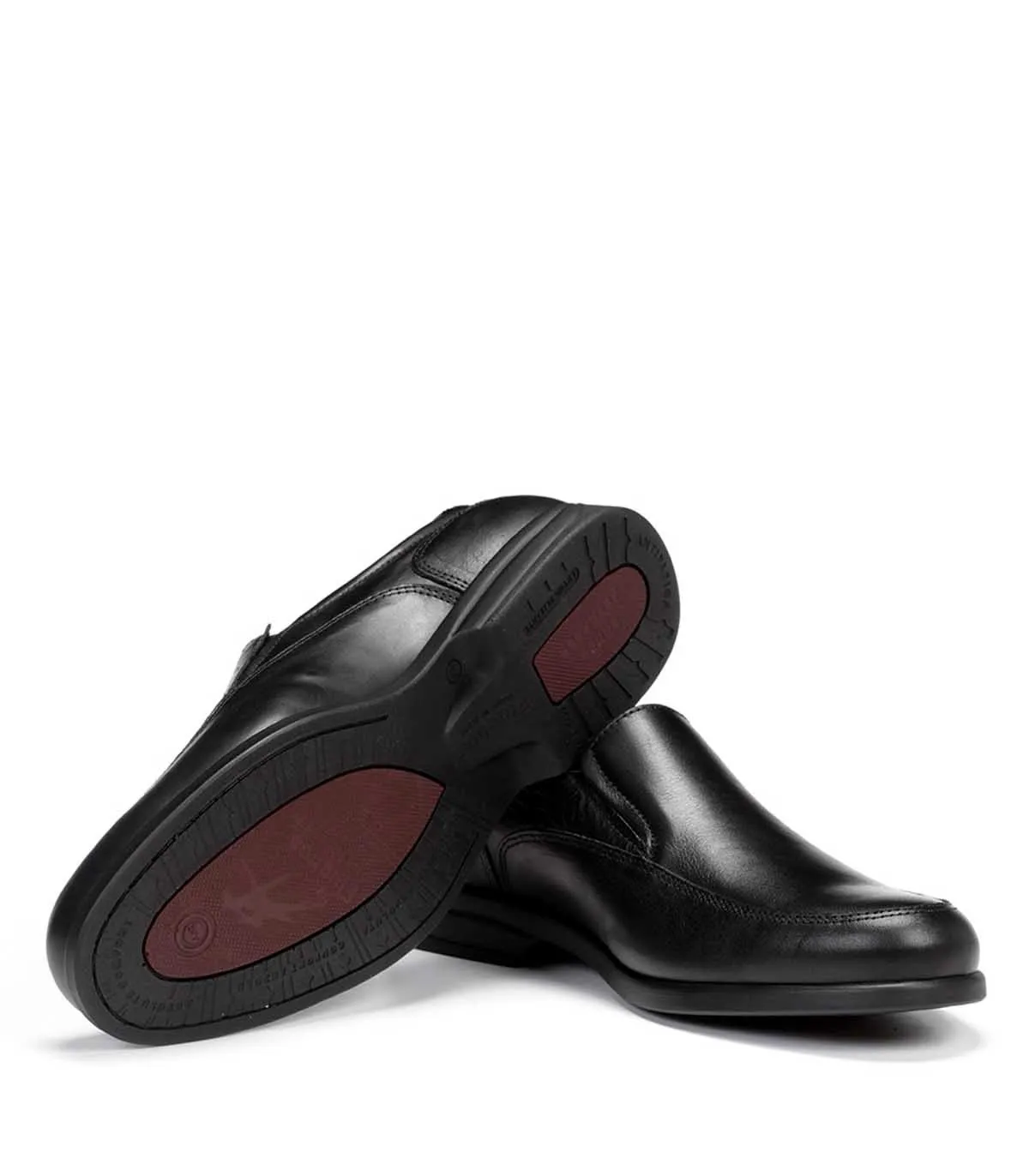 MOCASINES DE TRABAJO EN PIEL PARA HOMBRE FLUCHOS MAITRE 8902 NEGRO