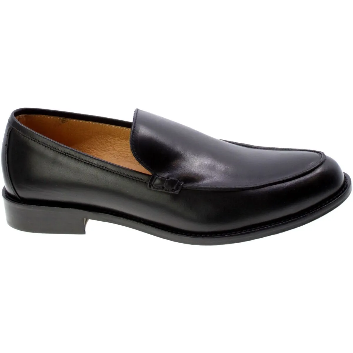 Mocassino Uomo Nero 311/cuoio