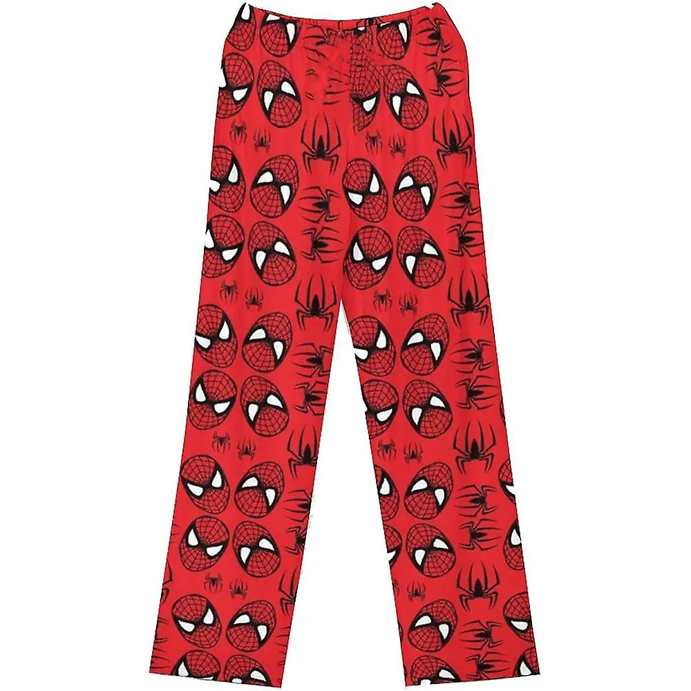 Mujeres Niñas Pijama De Dibujos Animados Pantalones Lindo Kitty Cat Spiderman Ropa De Dormir Estampada Ropa De Dormir Pantalones