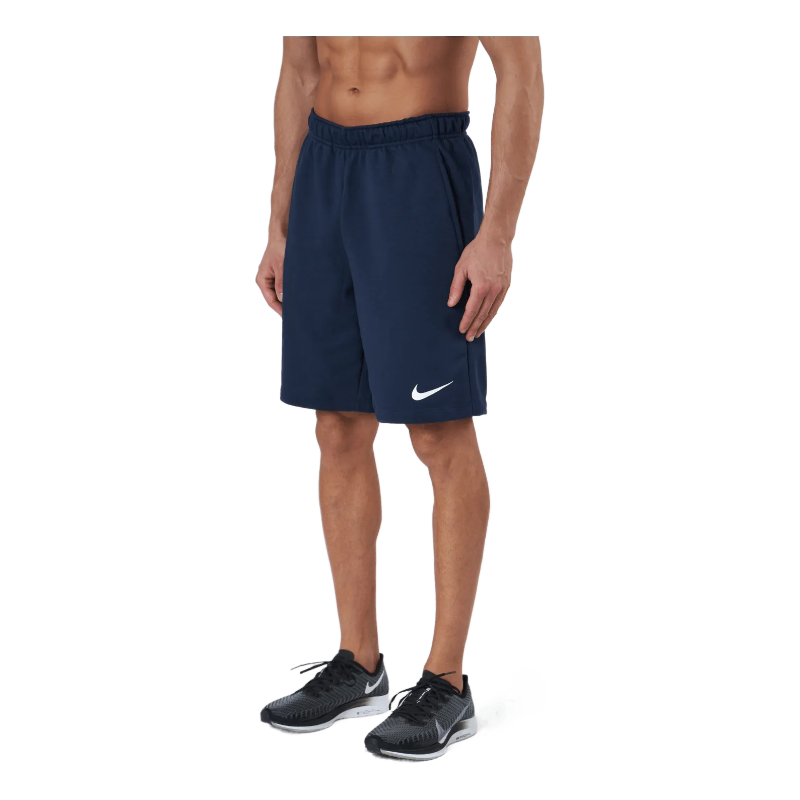 NIKE DRIFIT MEN'S TRAINING SHORTS OBSIDIAN/WHITE