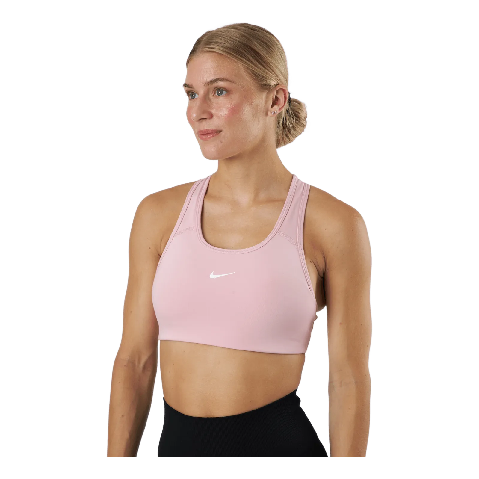 NIKE DRIFIT SWOOSH WOMEN'S MEDIUM PINK GLAZE/WHITE