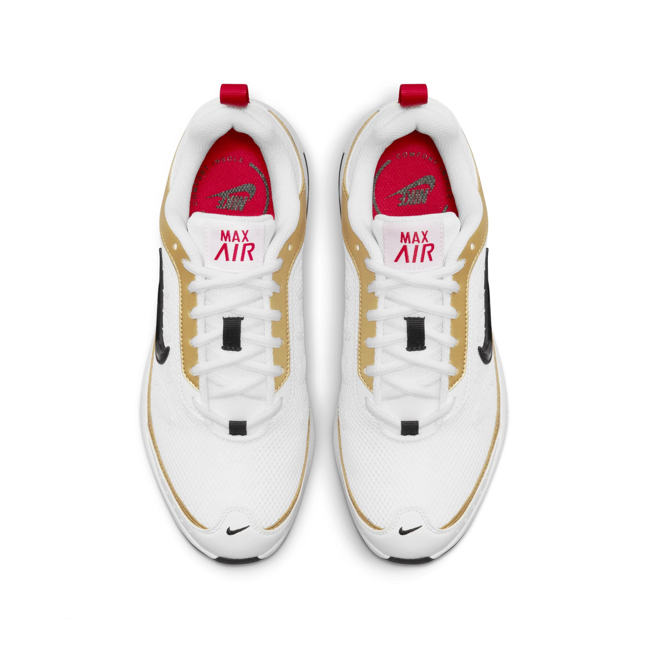 NIKE NIKE AIR MAX AP WOMEN'S SHOE WHITE/BLACKMETALLIC GOLDUNIV