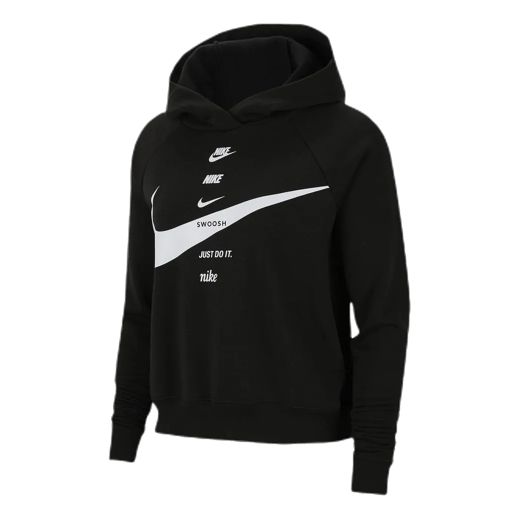 Nike Nsw Swsh Hoodie Flc Bb White/Black