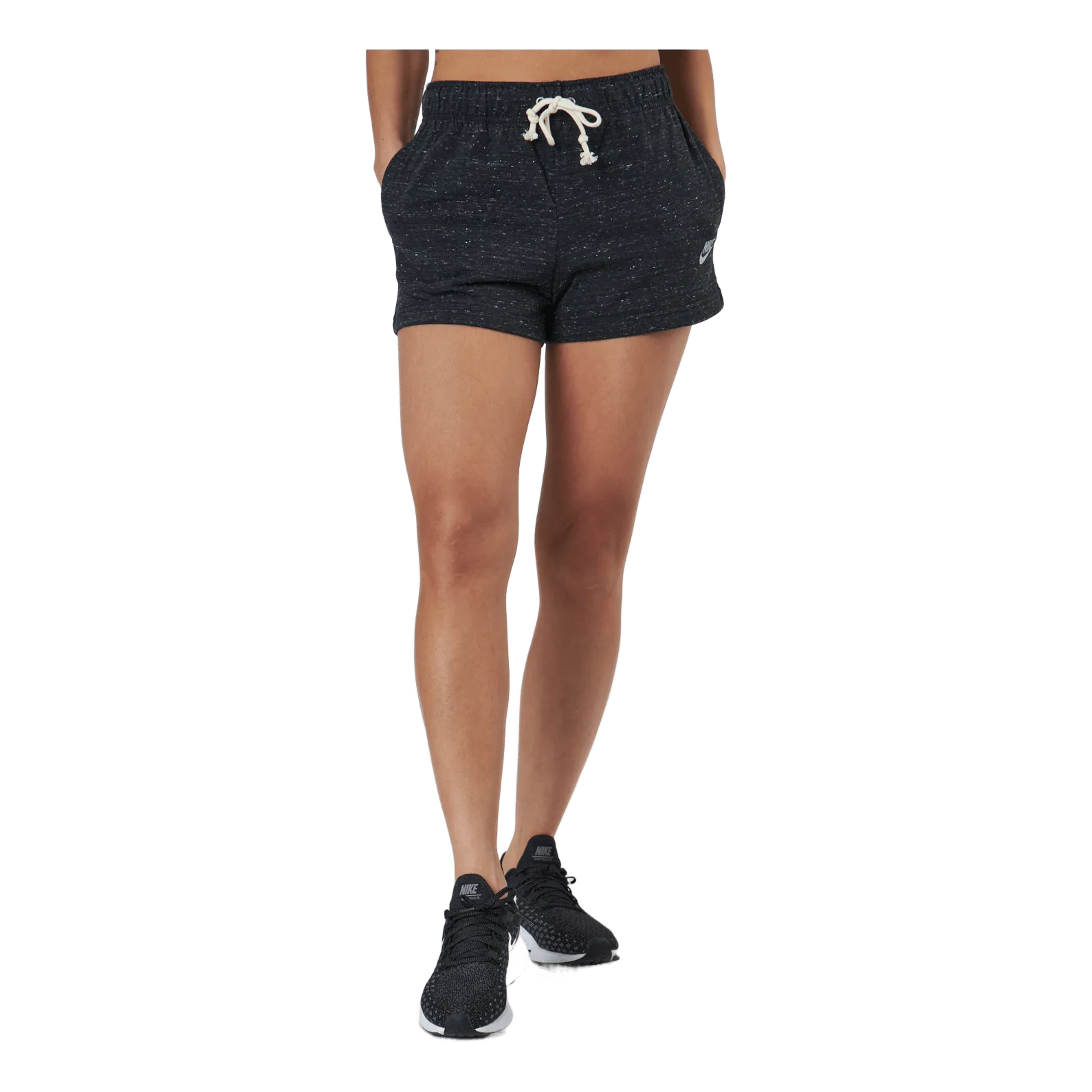 Nike Sportswear Gym Vintage Women's Shorts BLACK/WHITE