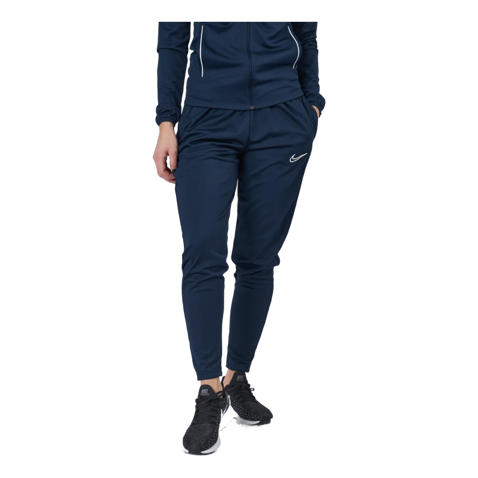 Nike Women Knit Soccer Tracksuit Obsidian/white/white