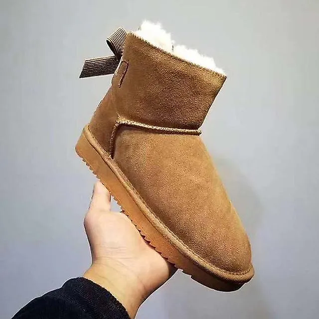 Nueva llegada Cuero genuino Australia Classic Botas de nieve para mujer Botines de cuero de vaca para mujer Zapatos de invierno 