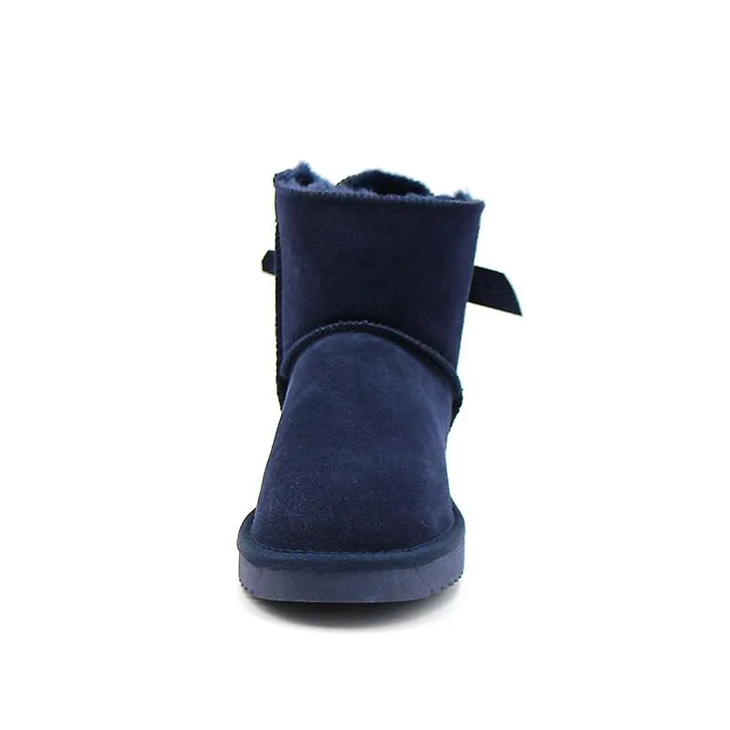 Nueva llegada Cuero genuino Australia Classic Botas de nieve para mujer Botines de cuero de vaca para mujer Zapatos de invierno 