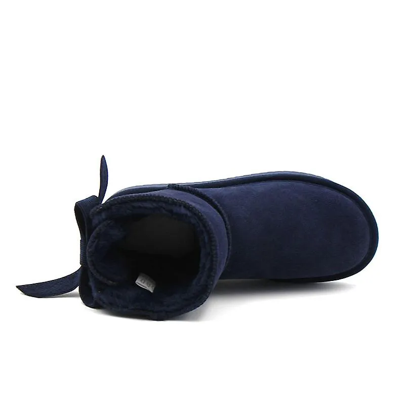 Nueva llegada Cuero genuino Australia Classic Botas de nieve para mujer Botines de cuero de vaca para mujer Zapatos de invierno 