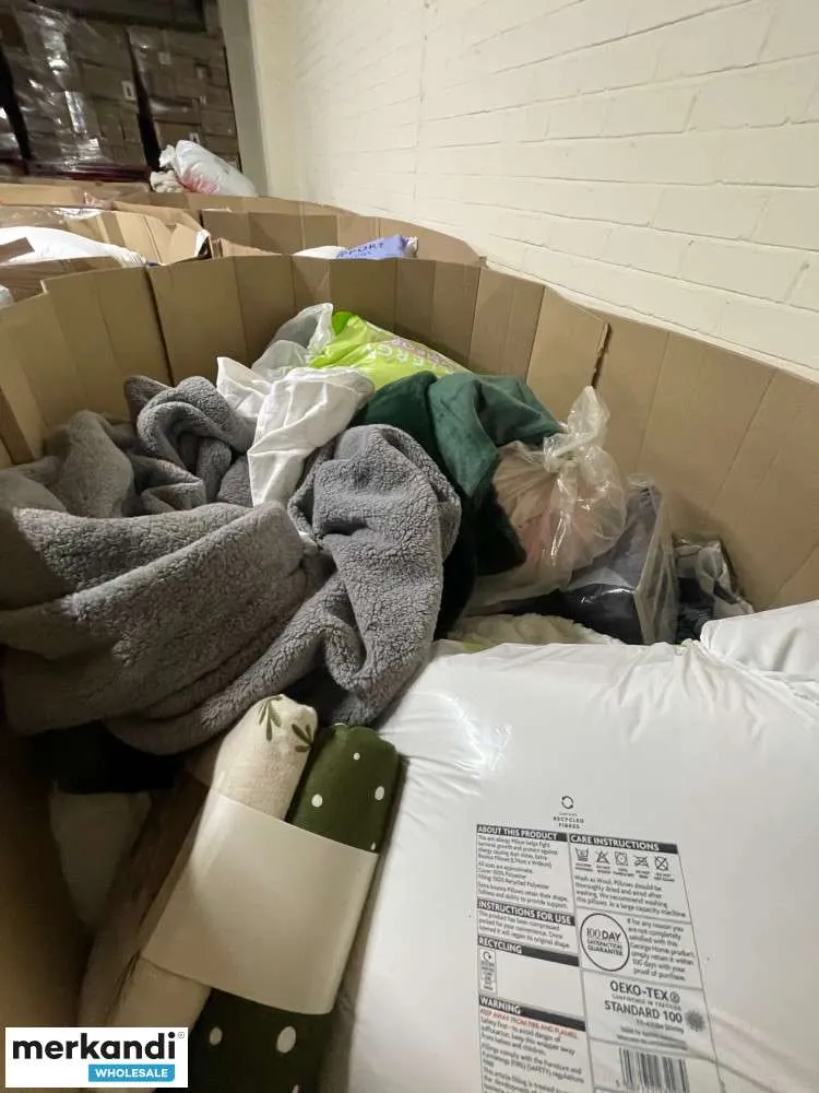 PALETS TEXTILES Y DE CAMA DE ASDA  DEVOLUCIONES DE CLIENTES Y EXCESO DE EXISTENCIAS