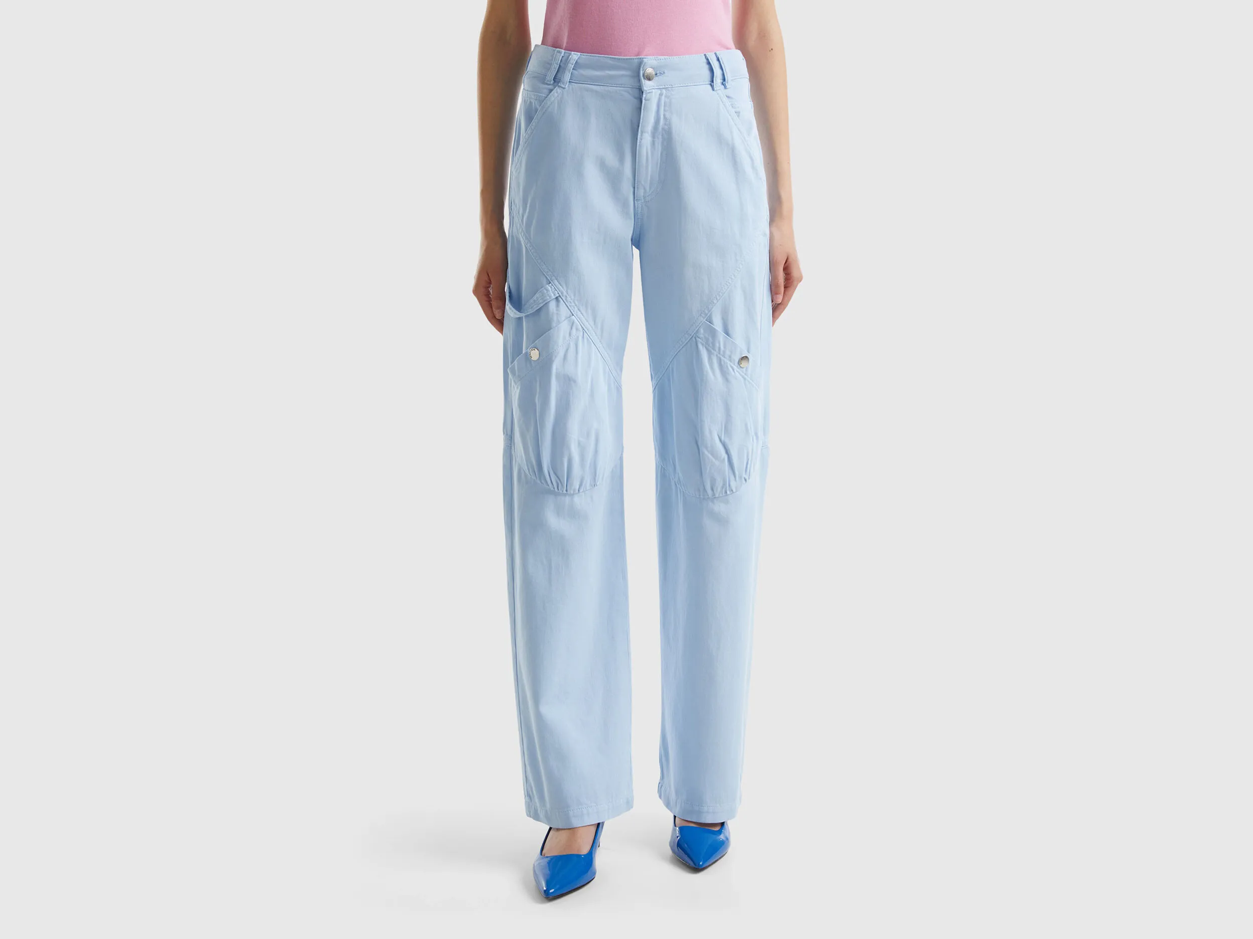 Pantalones cargo de algodón