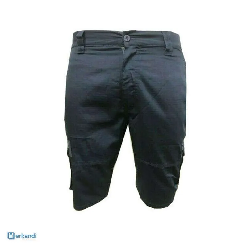 Pantalones cortos de carga de sarga Airwalk para hombre, pantalones de verano hasta la rodilla de combate, 6 bolsillos