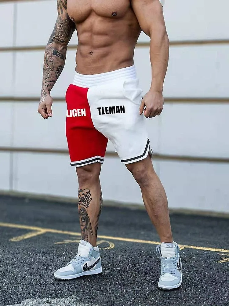 PANTALONES CORTOS DE HIPHOP PARA HOMBRES NUEVOS EN LA VERSIóN DE PRIMAVERA Y VERANO OCIO TEMPERAMENTO SIMPLE HIP HOP FITNESS BA
