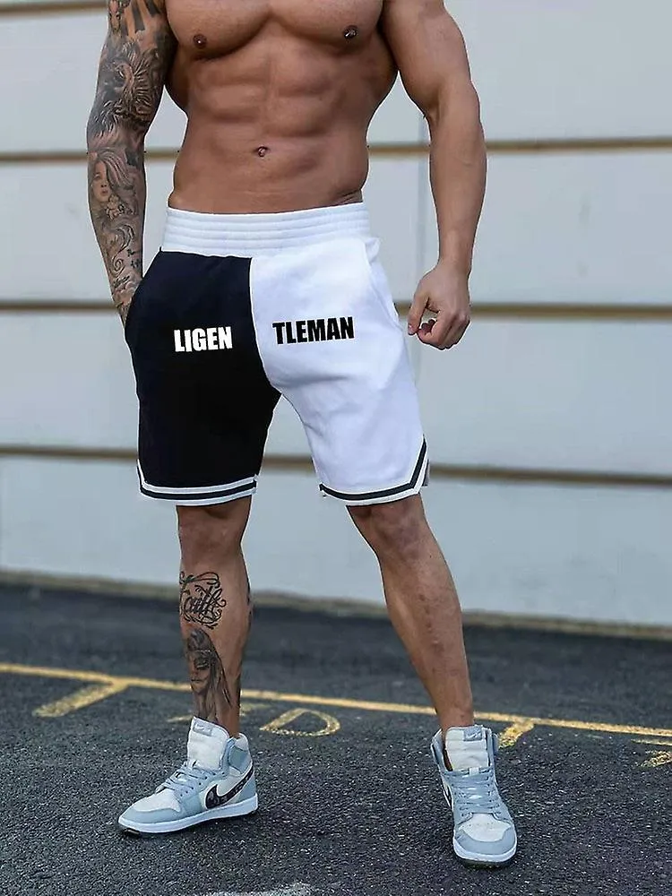 PANTALONES CORTOS DE HIPHOP PARA HOMBRES NUEVOS EN LA VERSIóN DE PRIMAVERA Y VERANO OCIO TEMPERAMENTO SIMPLE HIP HOP FITNESS BA