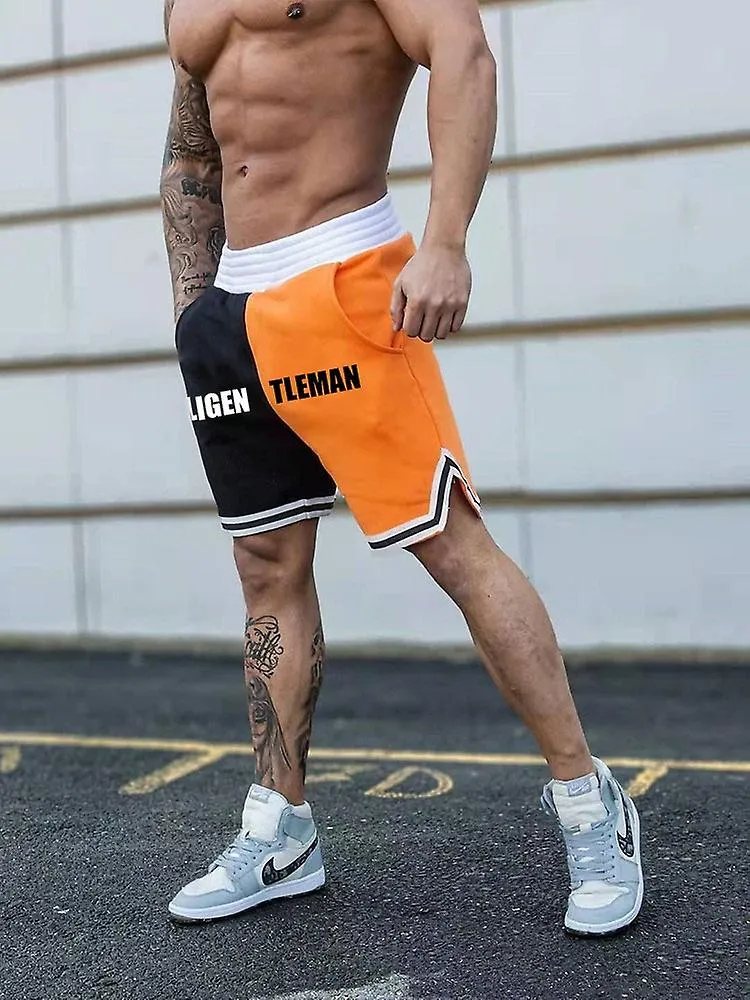 PANTALONES CORTOS DE HIPHOP PARA HOMBRES NUEVOS EN LA VERSIóN DE PRIMAVERA Y VERANO OCIO TEMPERAMENTO SIMPLE HIP HOP FITNESS BA