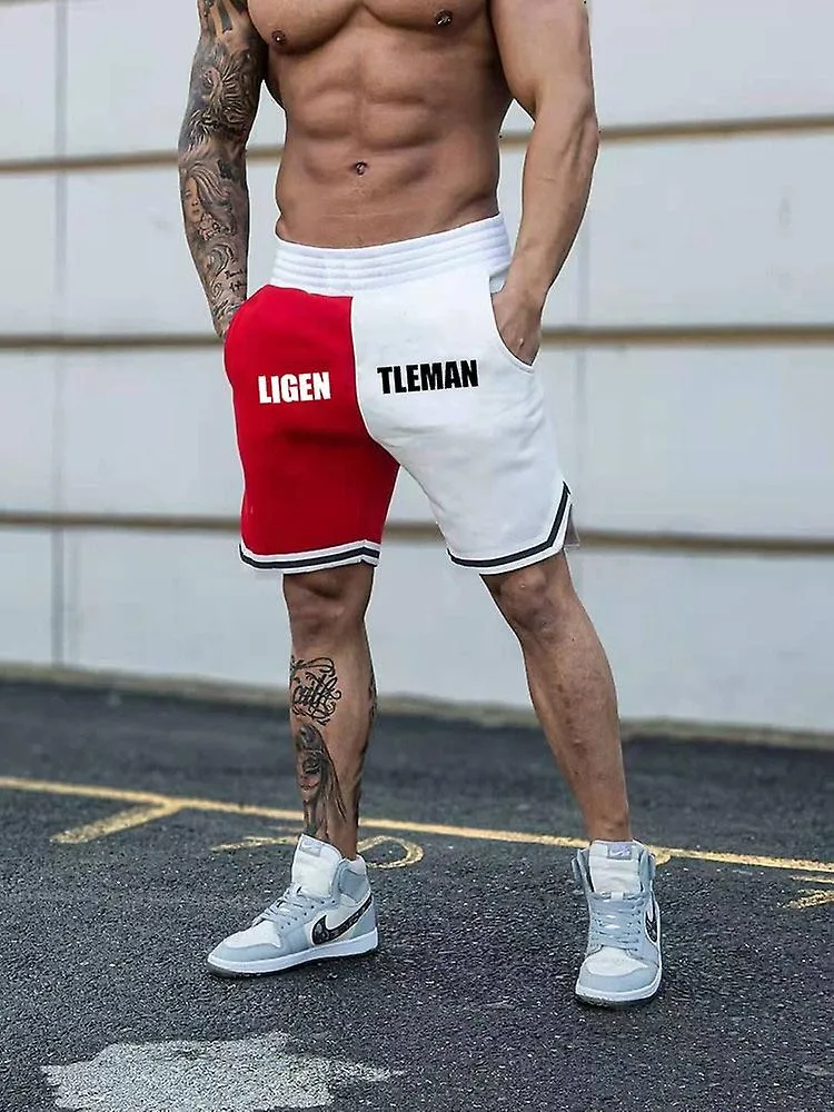 PANTALONES CORTOS DE HIPHOP PARA HOMBRES NUEVOS EN LA VERSIóN DE PRIMAVERA Y VERANO OCIO TEMPERAMENTO SIMPLE HIP HOP FITNESS BA