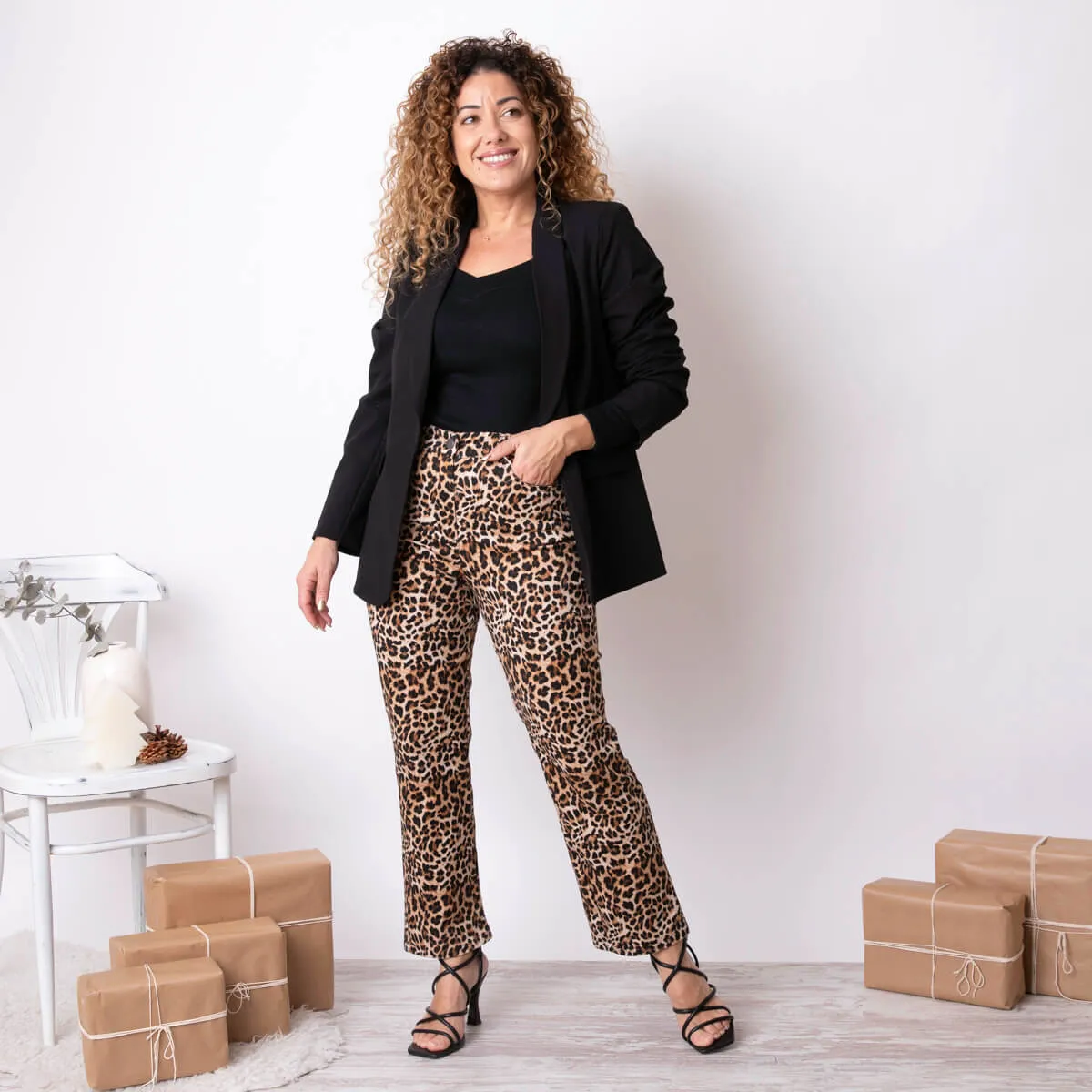 PANTALóN AITOR  LEOPARDO