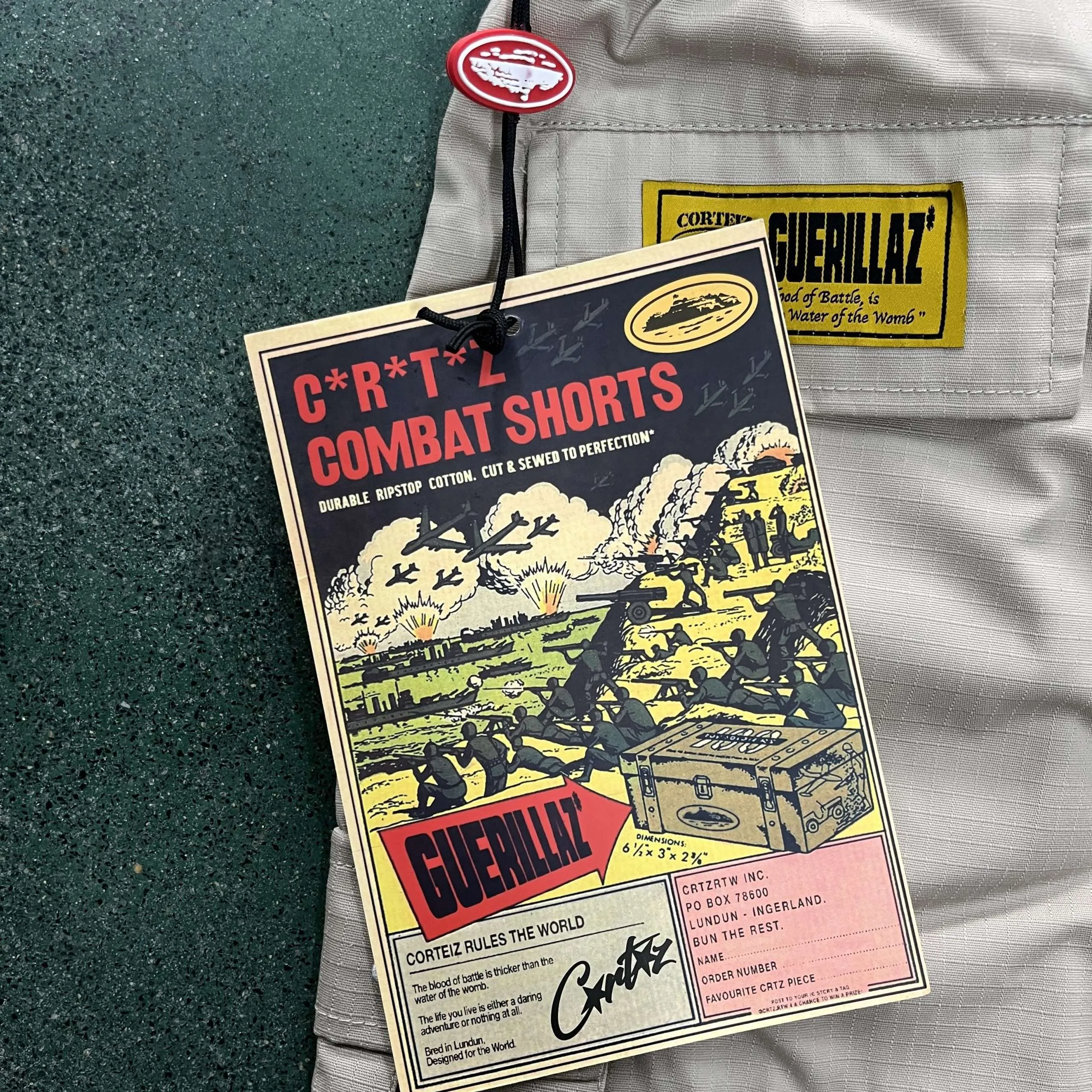 Pantalón Corto Corteiz Beige Summer Season 2023