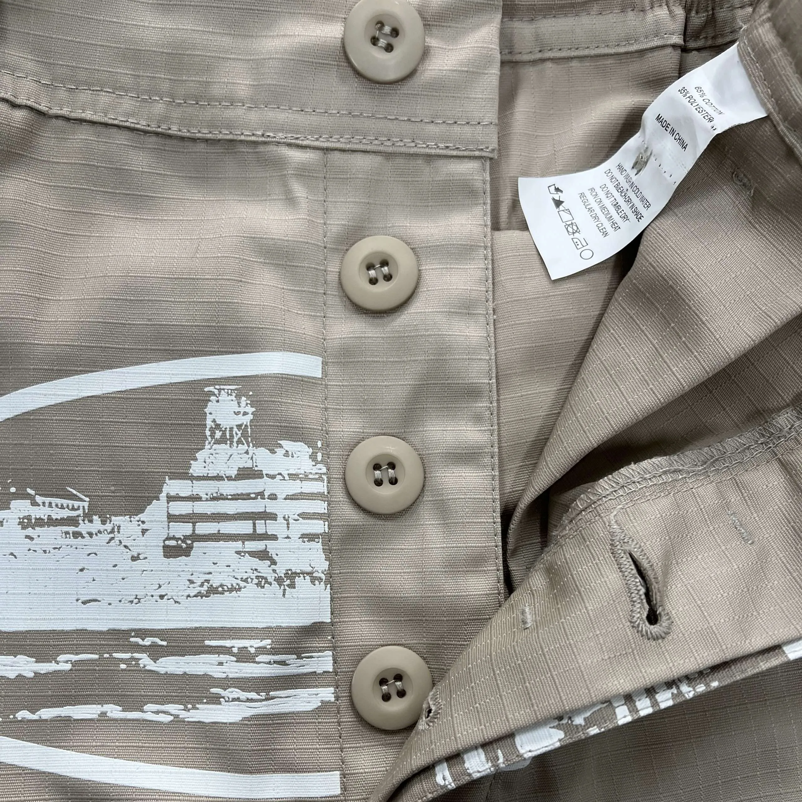 Pantalón Corto Corteiz Beige Summer Season 2023