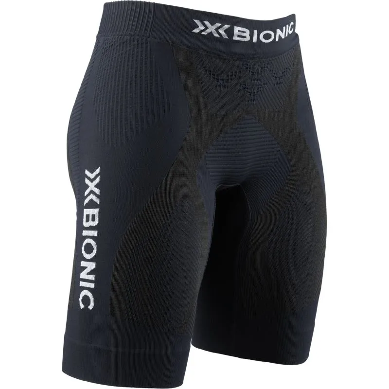 PANTALóN CORTO DE RUNNING XBIONIC THE TRICK 4.0 (NEGRO óPALO/BLANCO áRTICO) MUJER