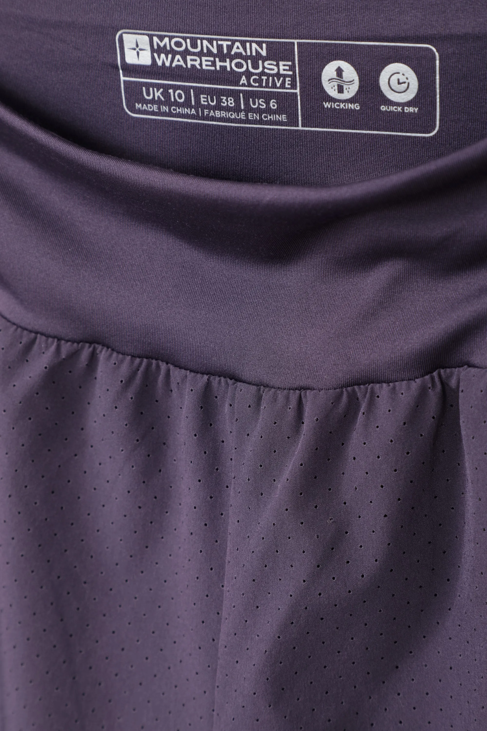 Pantalón corto doble capa de correr mujer