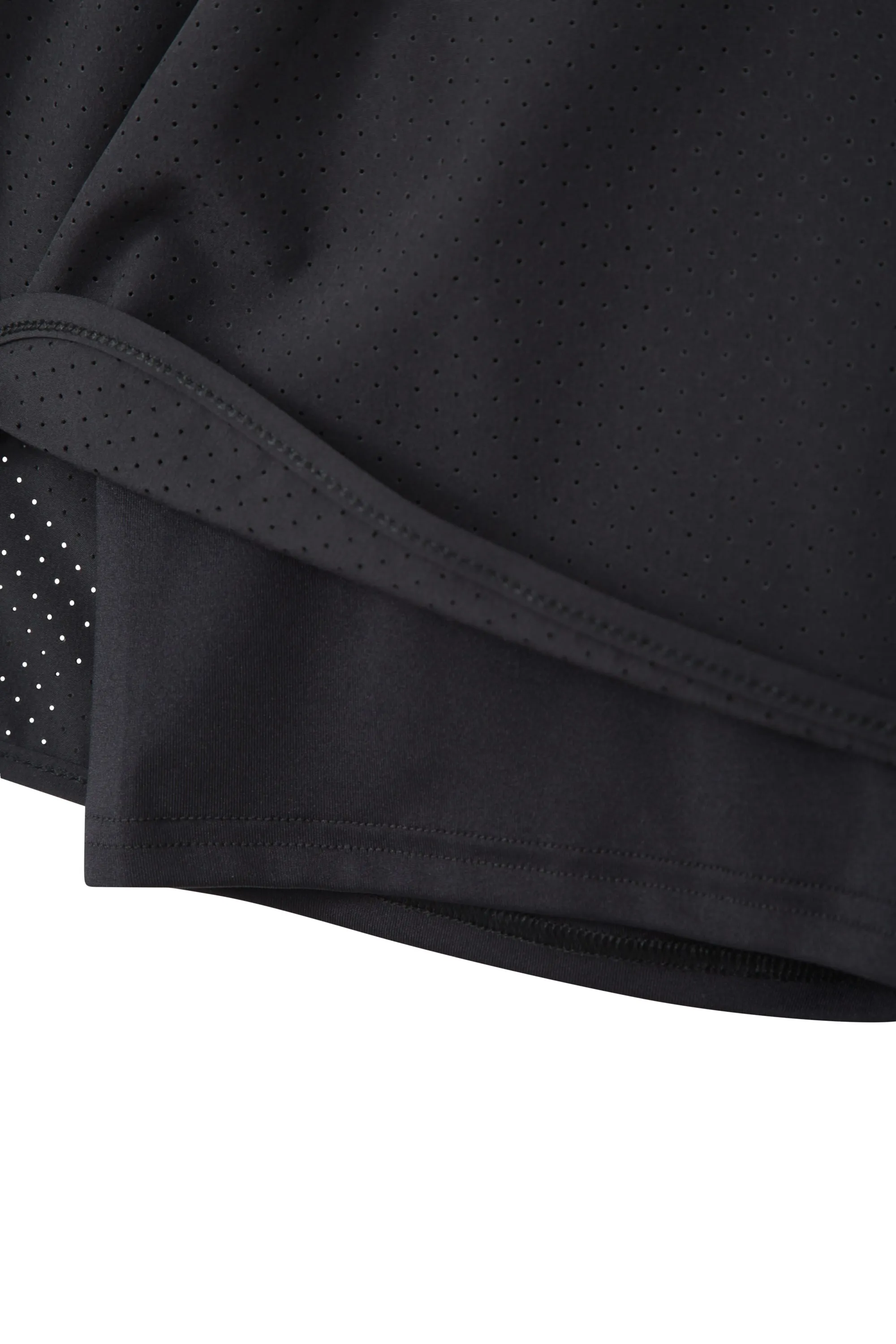 Pantalón corto doble capa de correr mujer