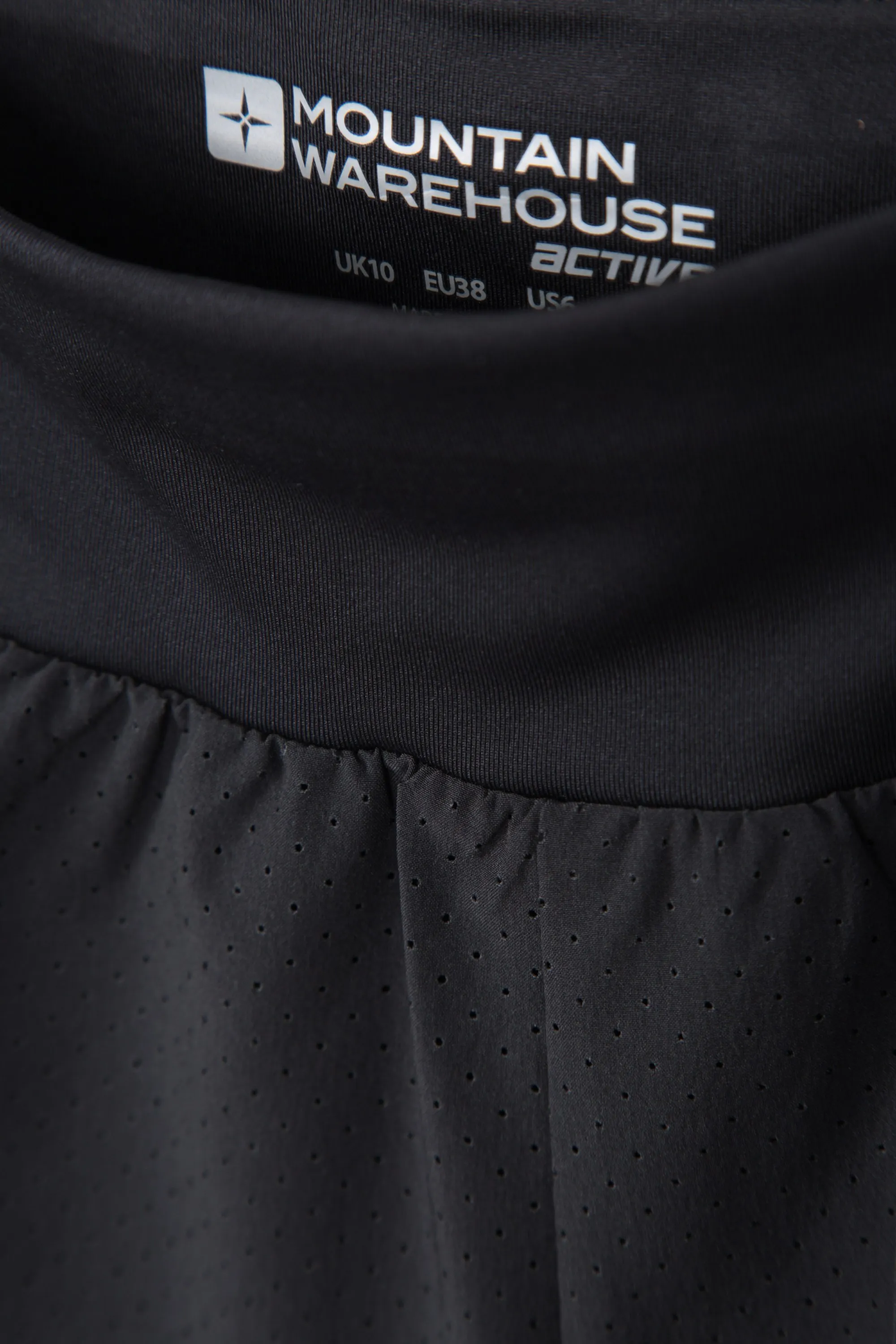 Pantalón corto doble capa de correr mujer