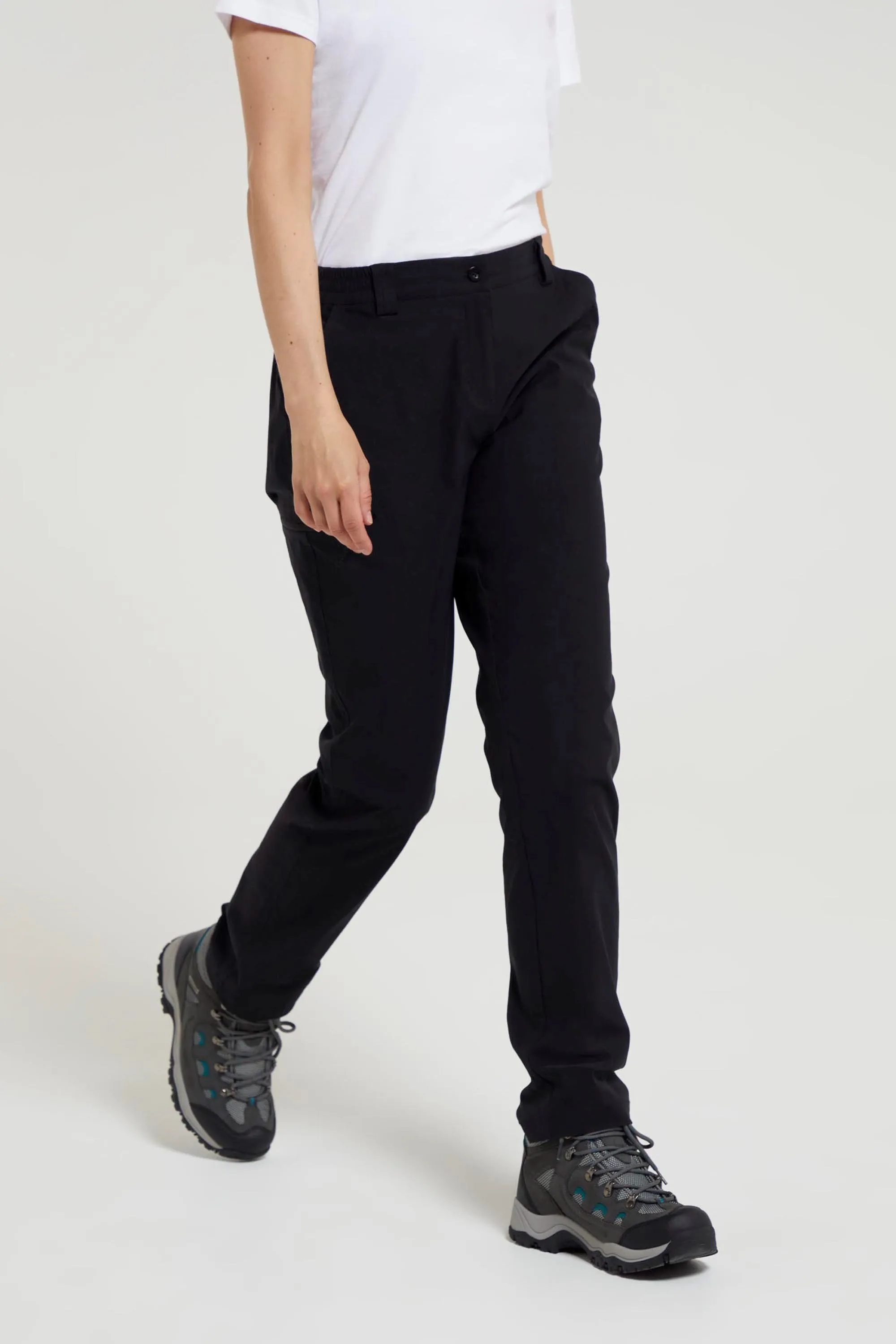 Pantalón de senderismo elástico mujer