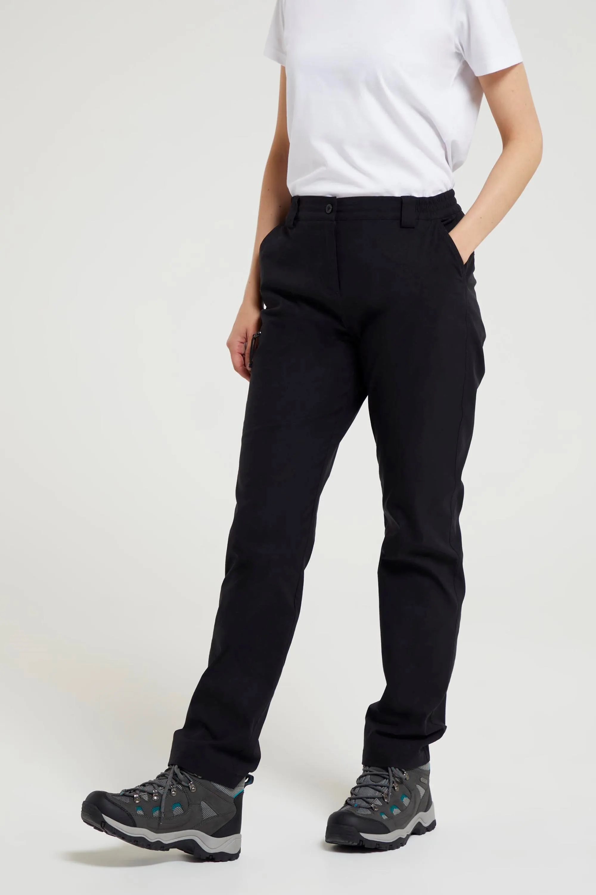 Pantalón de senderismo elástico mujer