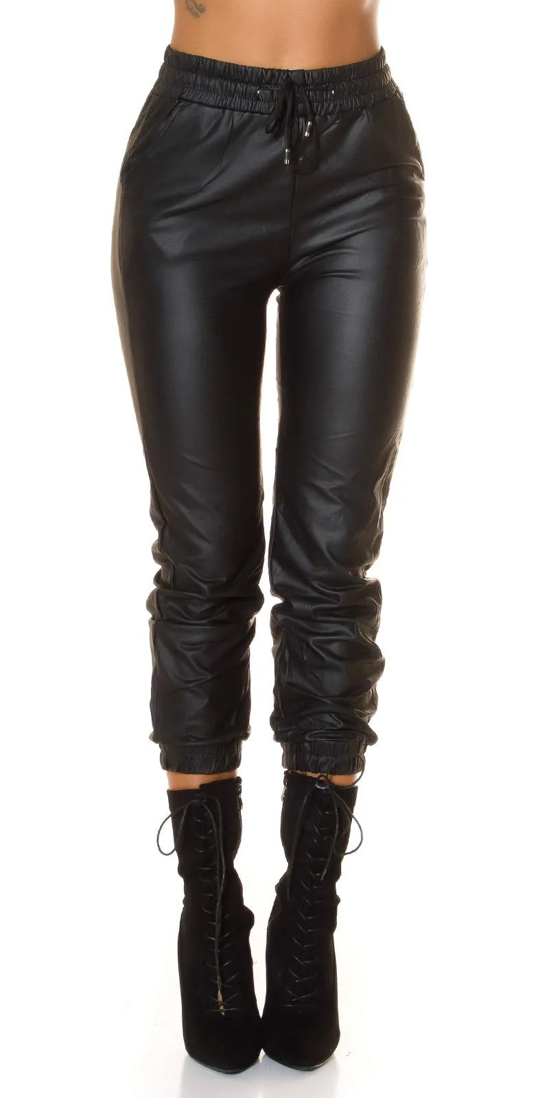 Pantalón estilo Jogger térmico negro