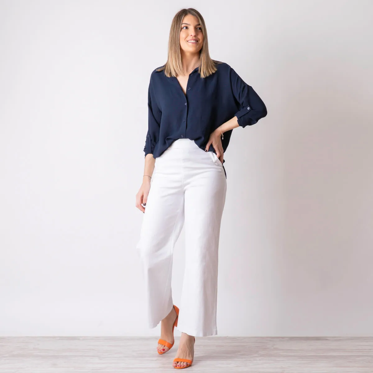 PANTALóN LELES  BLANCO