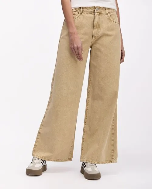 Pantalón Mujer Paula Beige