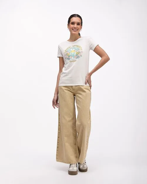 Pantalón Mujer Paula Beige