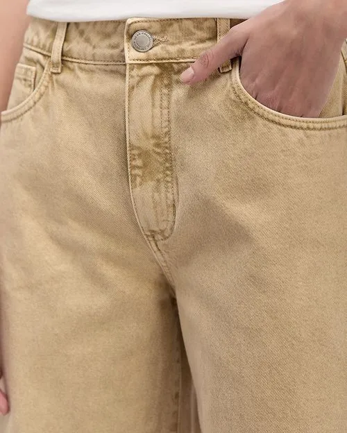 Pantalón Mujer Paula Beige