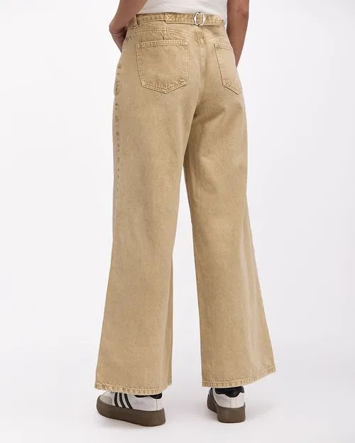 Pantalón Mujer Paula Beige